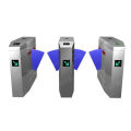 Automation gate barrier flap turnstile with uhf rfid reader Access Control System Security for Tourism.